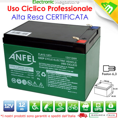 Batteria ricaricabile piombo - ricaricabile,