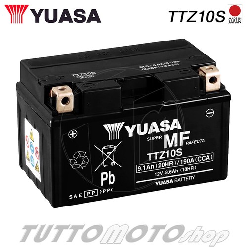 Batteria yuasa ttz10s yamaha - batteria,