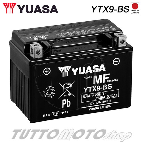 Batteria yuasa ytx9 bmw c - batteria, ytx9-bs