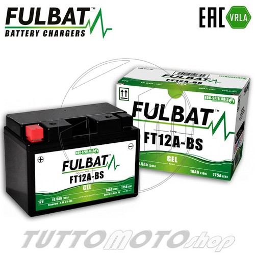 Batteria gel fulbat ft12a - gel,