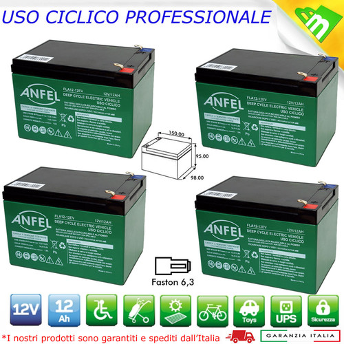 Batterie ricaricabile piombo - batterie,